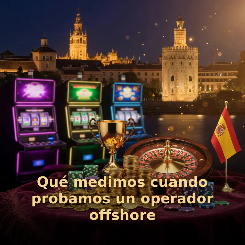Qué medimos cuando probamos un operador offshore